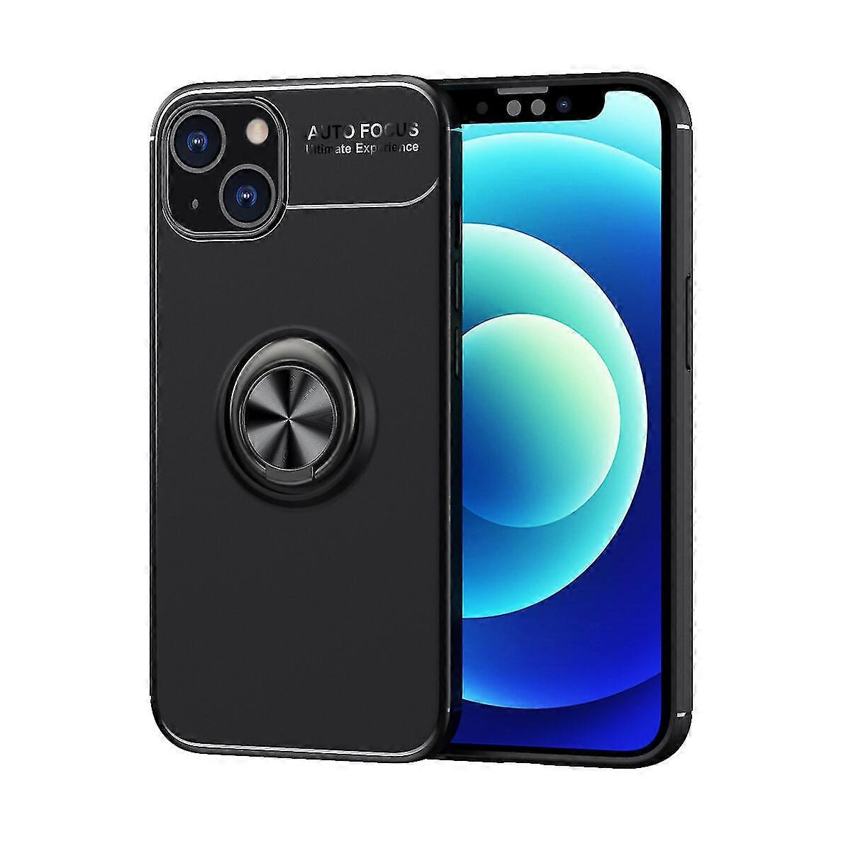 High-quality Soft Silicone Case With 360 Rotating Metal Ring Stand - Shockproof, Stylish Design For Iphone 11 - Scratch-resistant, Anti-slip, Full Pro