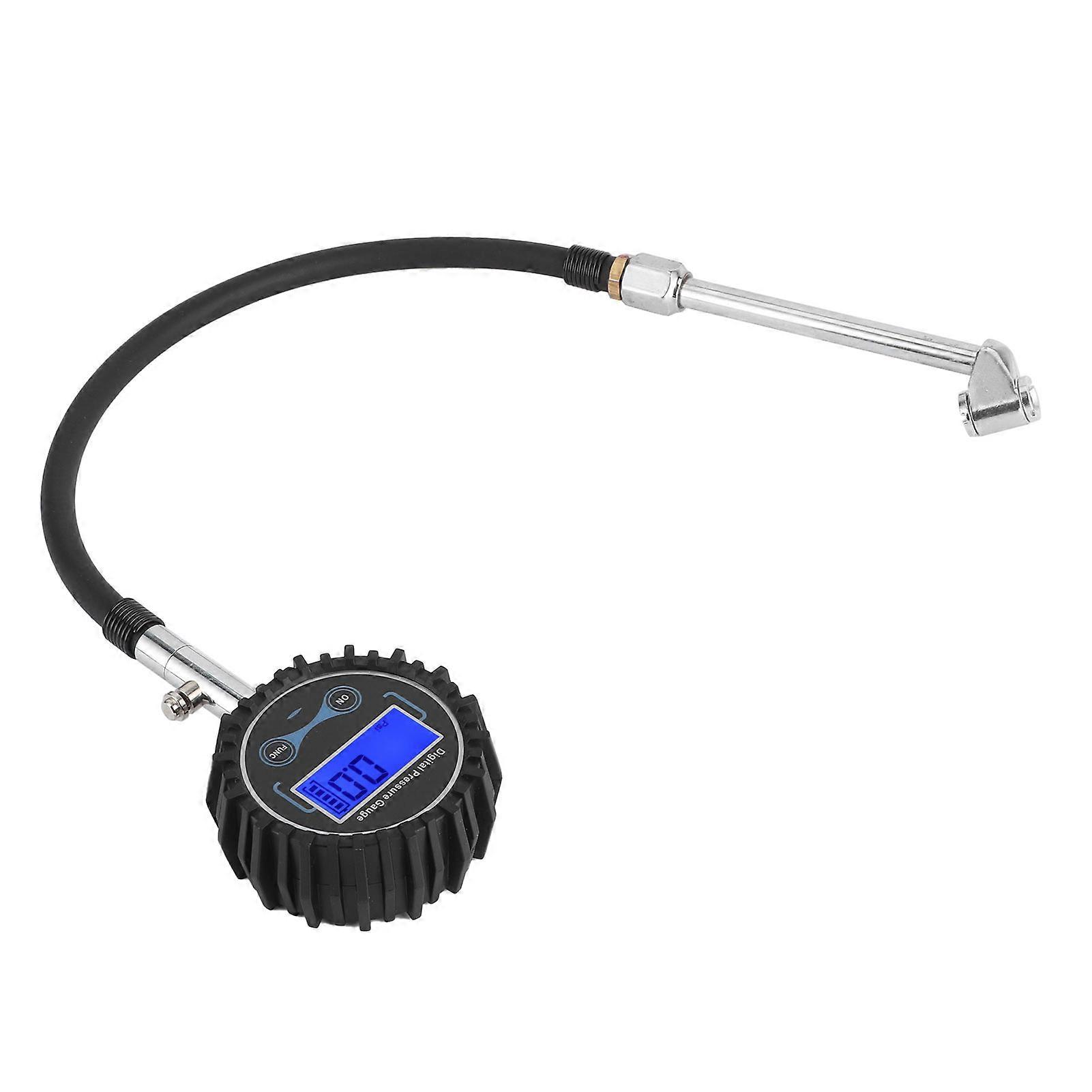 Universal Digital Pressure Gauge LCD Display 200PSI Tire Inflator for Car, Motorcycle, Trucks