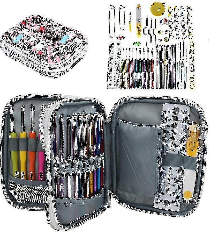 Crochet Hook Set, 85 Piece Crochet Tool