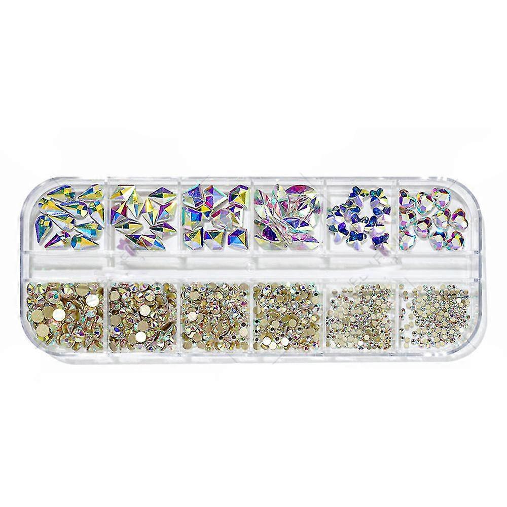 Multi Shapes Glass Flatback Crystal Rhinestones For Craft