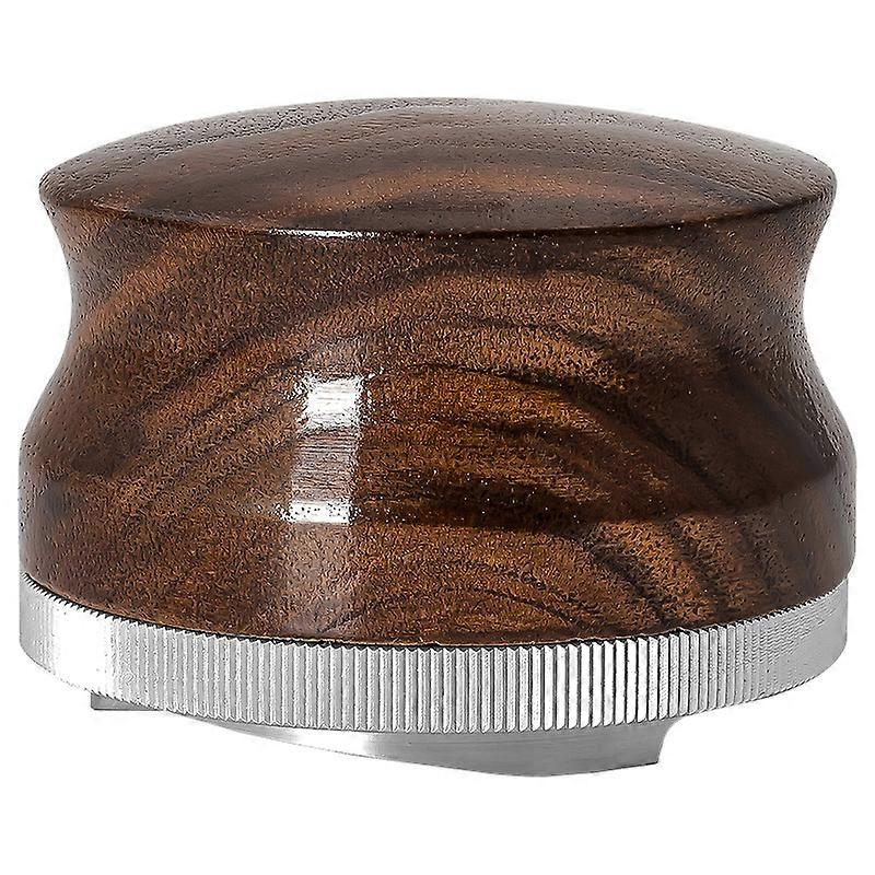 Convenient 58mm Coffee Distributor, Espresso Distribution Tool, Adjustable Depth Espresso Tamper Leveler With Walnut Wood Handle Fits