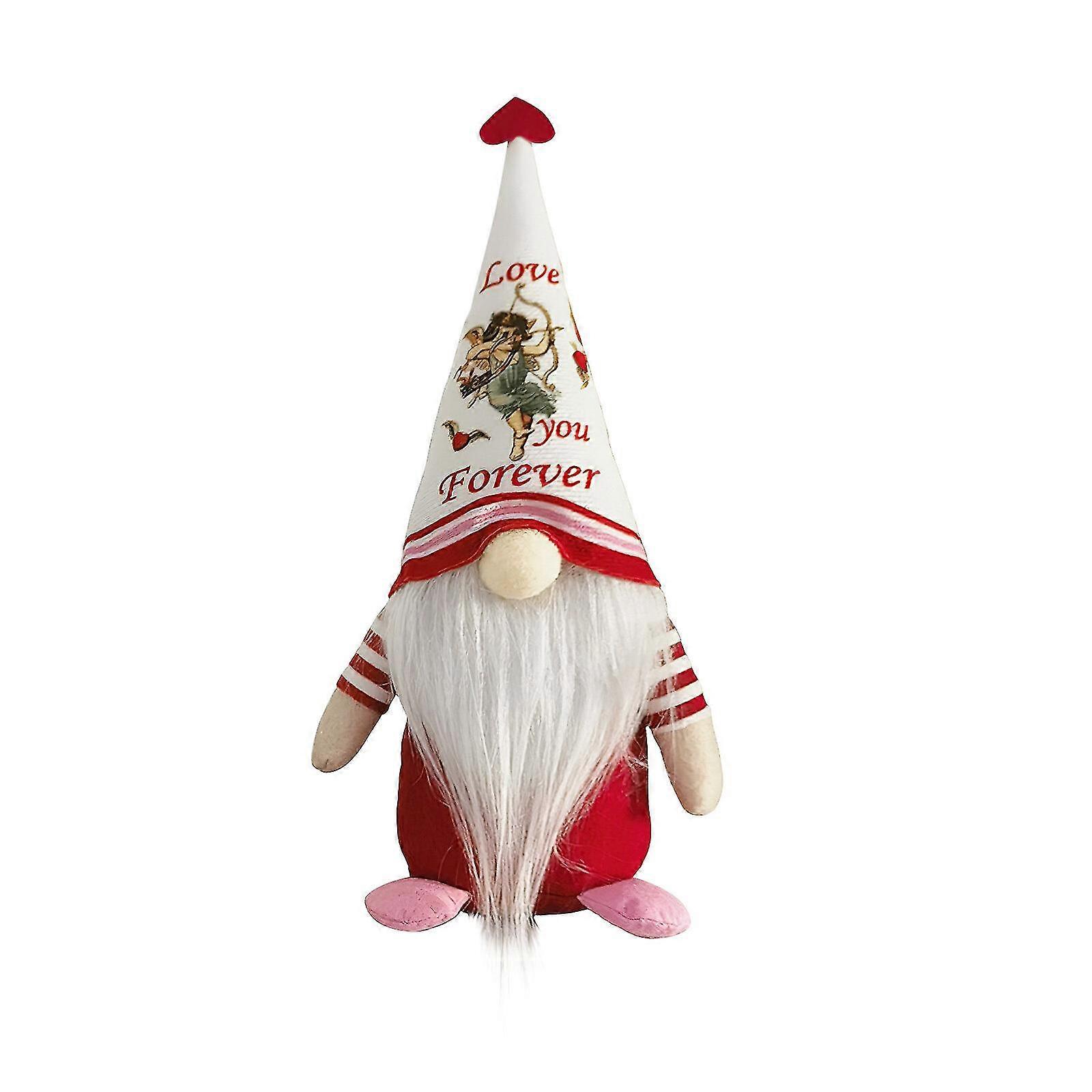 Gnome Plush Halloween Decoration Shelf Table Romantic Fireplace Handcrafted Plush Toy