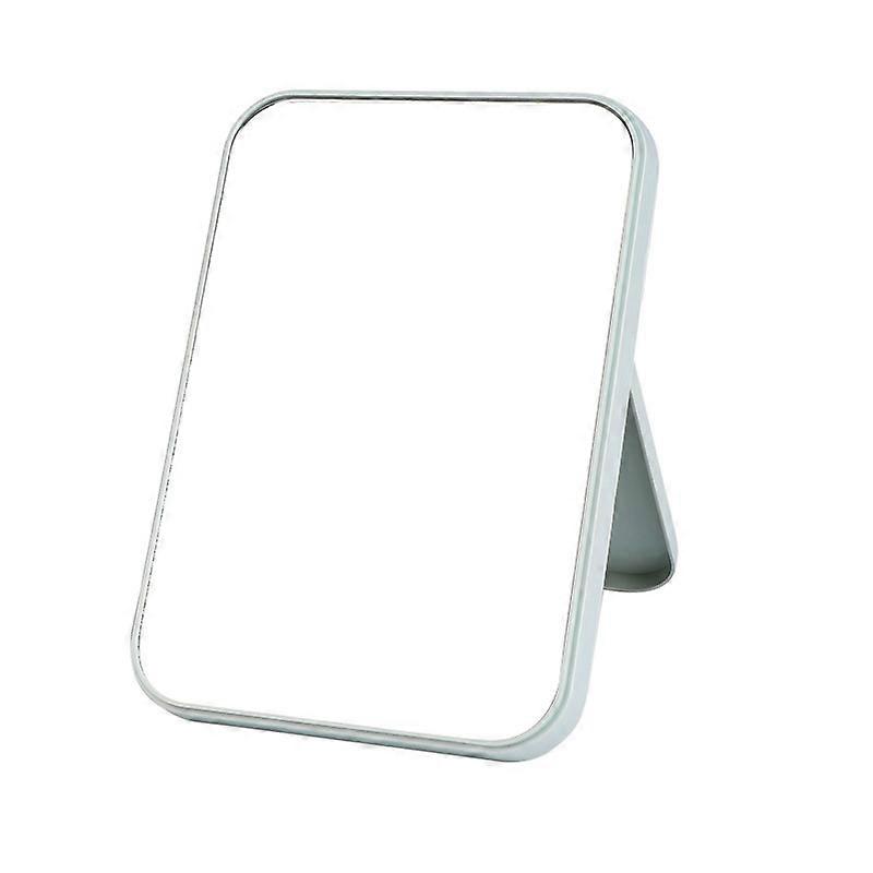 (Green)Desktop Tabletop Makeup Mirror, Portable Folding Mirror 20x14cm with Stand, 90Adjustable Rotation, Hanging Makeup Mirror for Bathroom, Shower, 
