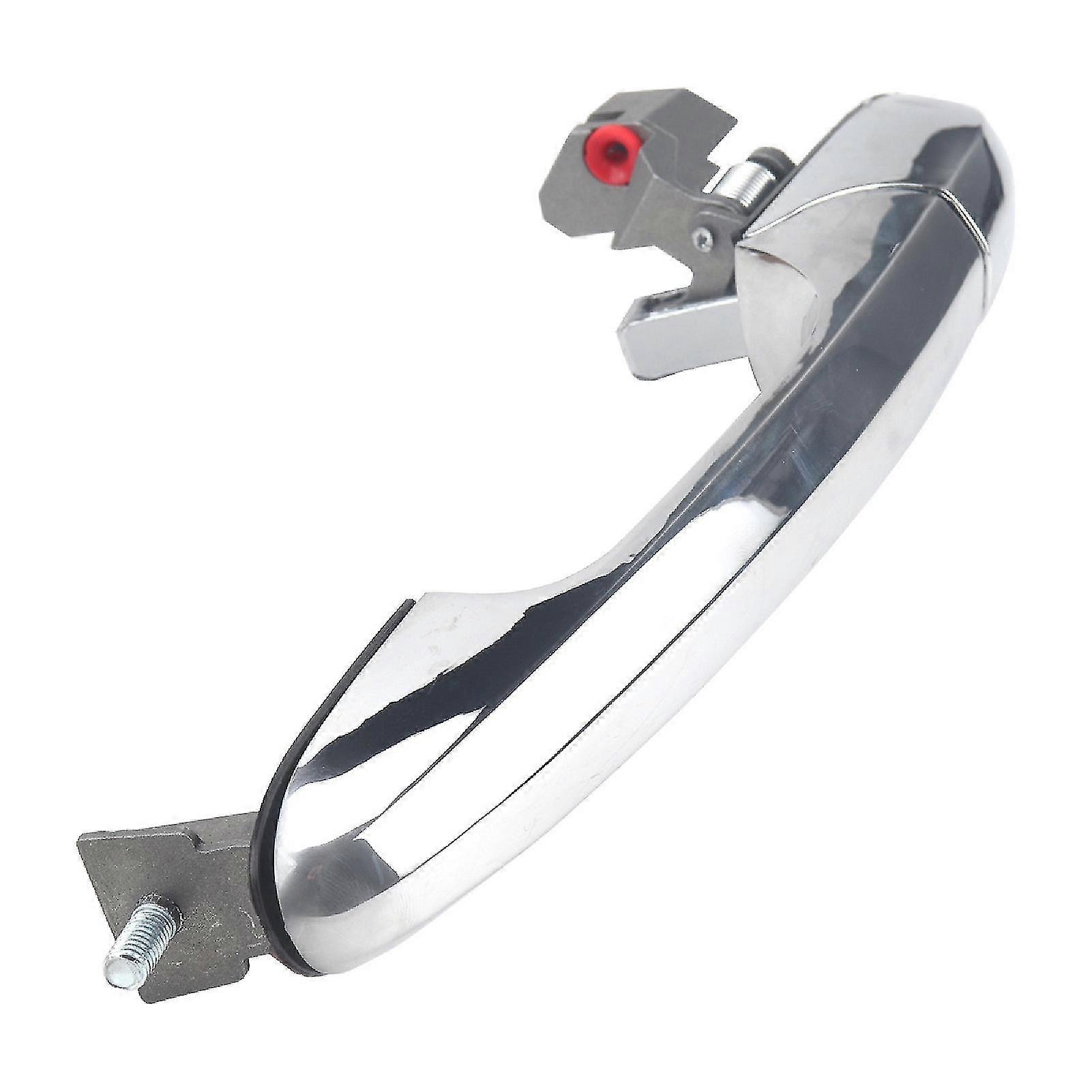 Right Driver Car Chrome Exterior Outer Door Handle Replacement With Keyhole 735592012 For Fiat 500