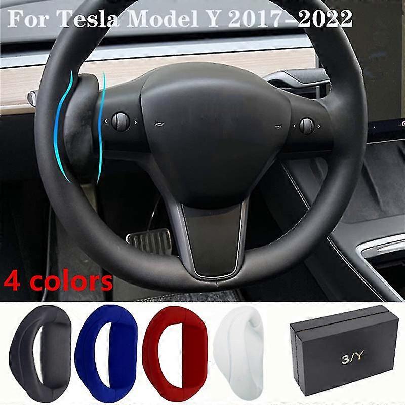 Kroužek protizávaží na volant pro model Tesla 2017-2022 3y 4 barvy - Autopilot Fsd Autopilot Assist Ap Posilovač volantu