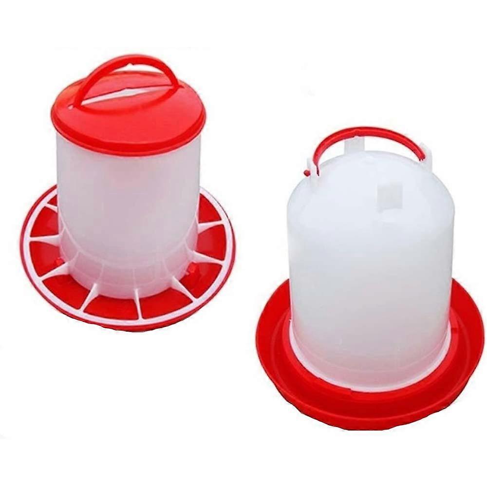 Poultry Bird Chicken Drinker 3L and 1.5kg Feeder