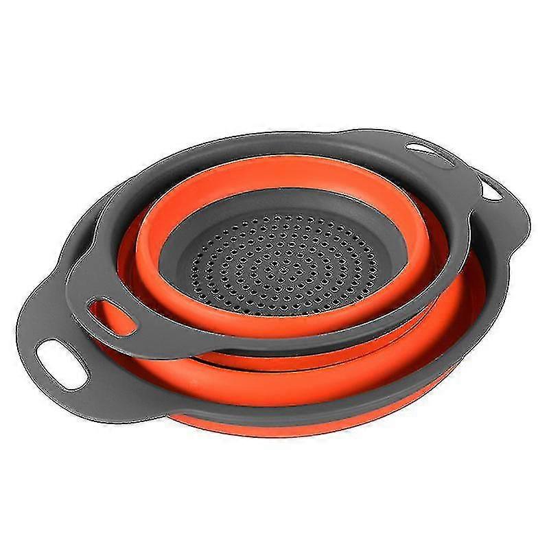 Silicon And Foldable Kitchen Colander And Strainer Set-ZZY