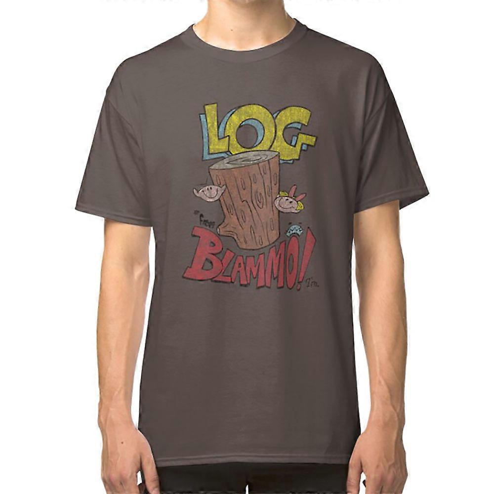 Log by Blammo (Retro Distressed Look). T-shirt