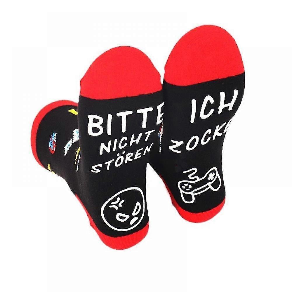 Socks, Gaming Socks With Please Don't I'm Gaming Novelty Socks Gamer Ankle Socks Non-slip Socks Socks Fo