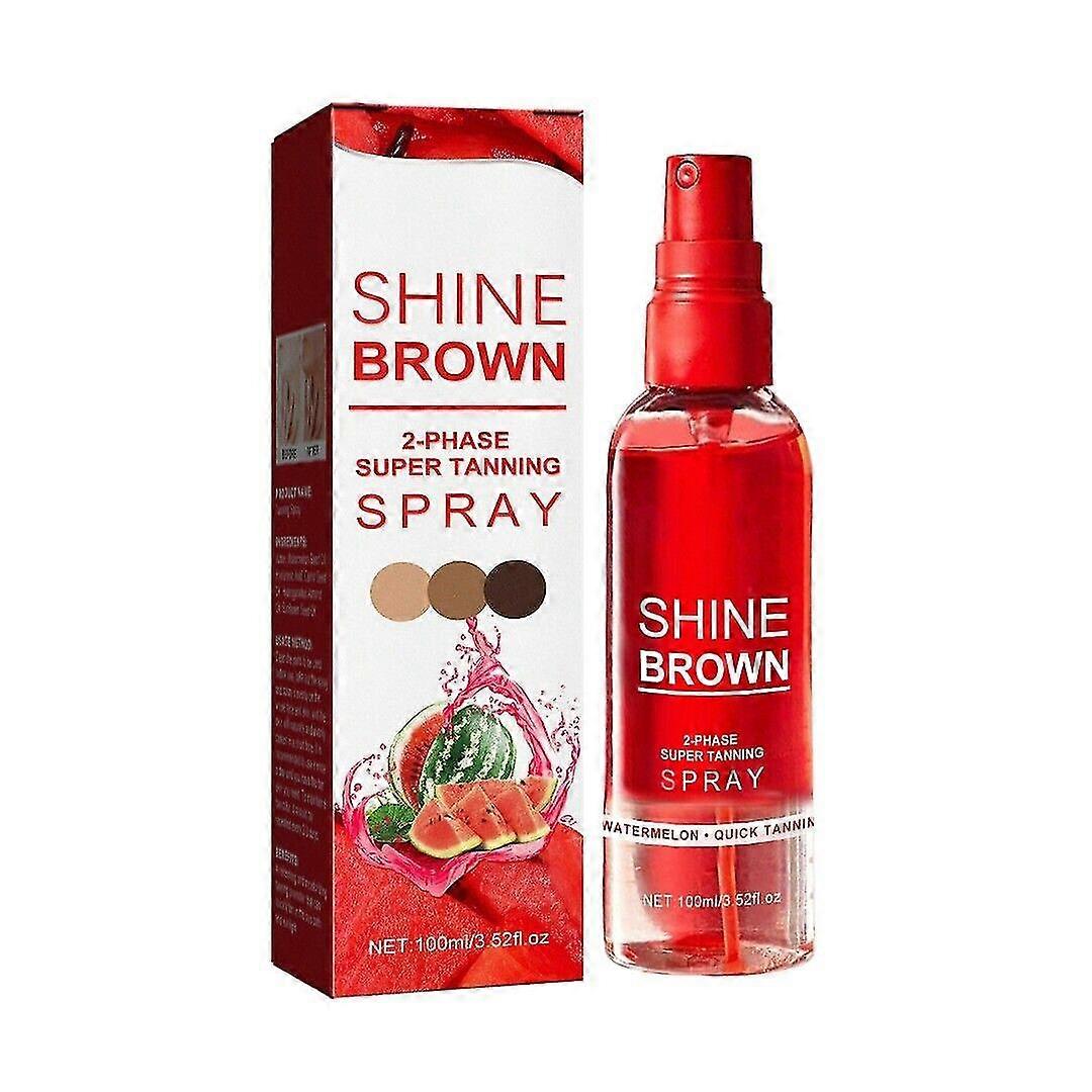 100ml Two-Phase Tanning Spray Watermelon Refreshing Moisturising Tanning Spray