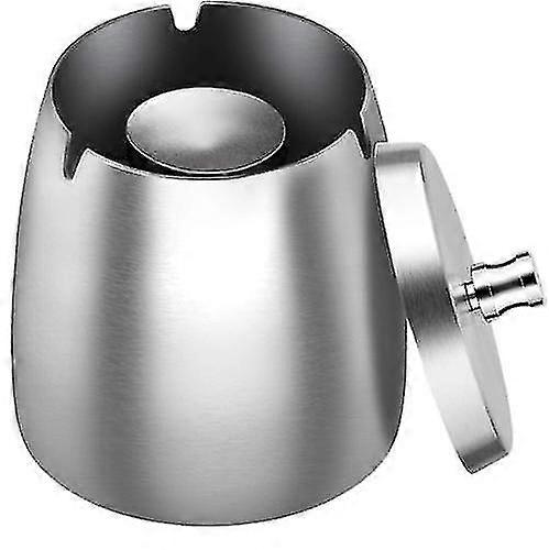 Aschenbecher Edelstahl mit Deckel Heavy Storm-Wind Non-Slip