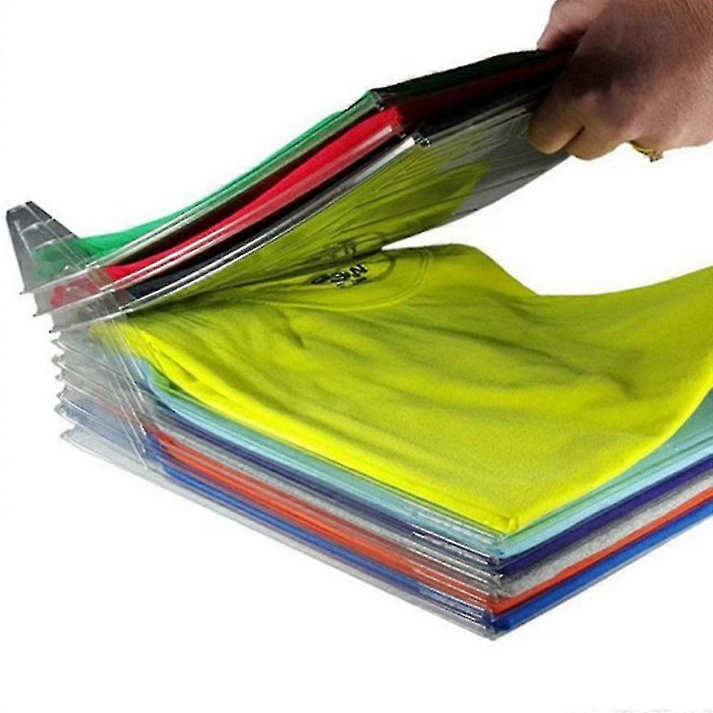 10 Pack Wardrobe Folding Board Tee Shirt Organizer Clothing Dividers
