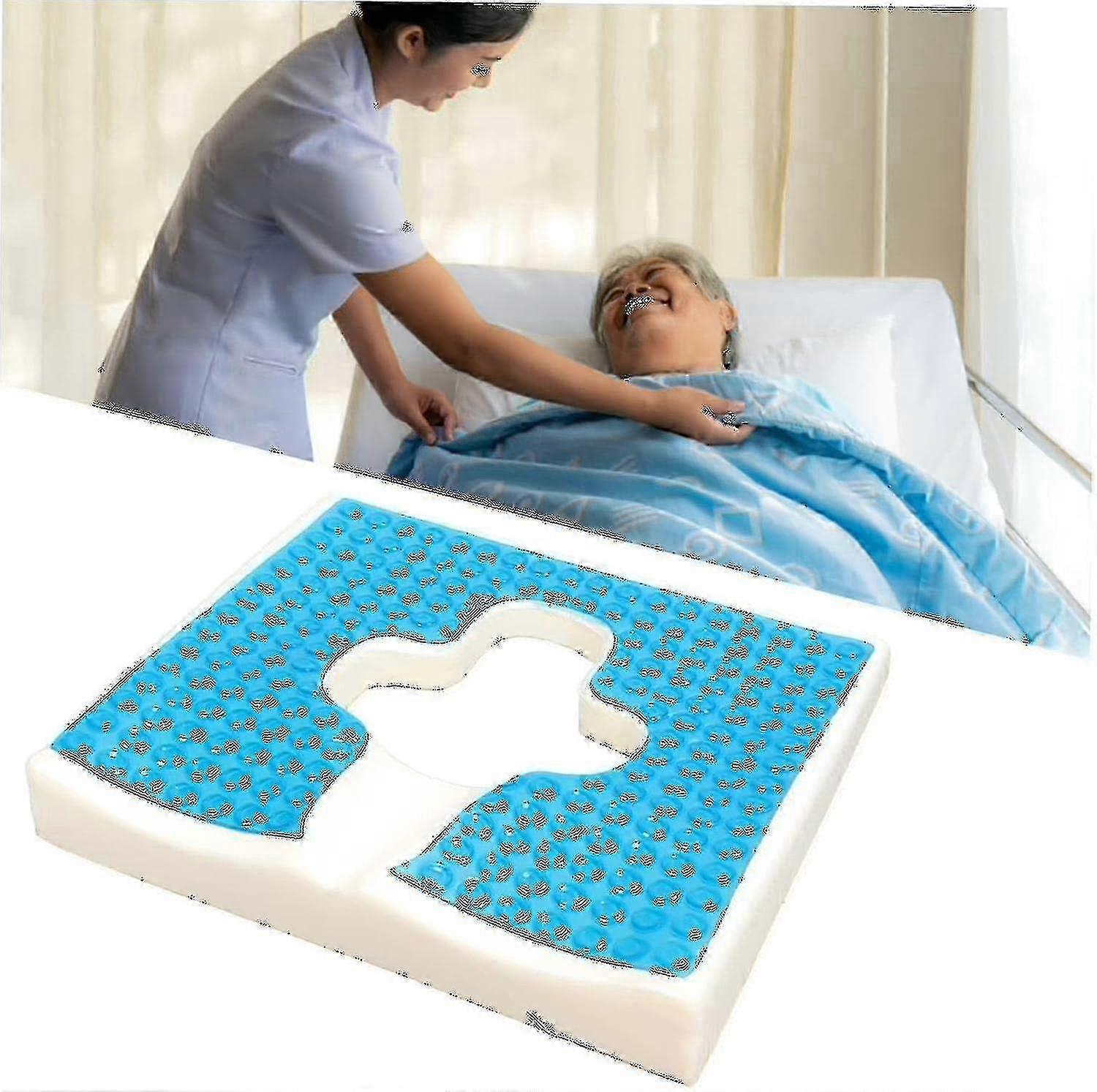Premium Anti-decubitus Cushion - Bed Sore Relief With T-shaped Opening Triangular Slope Design