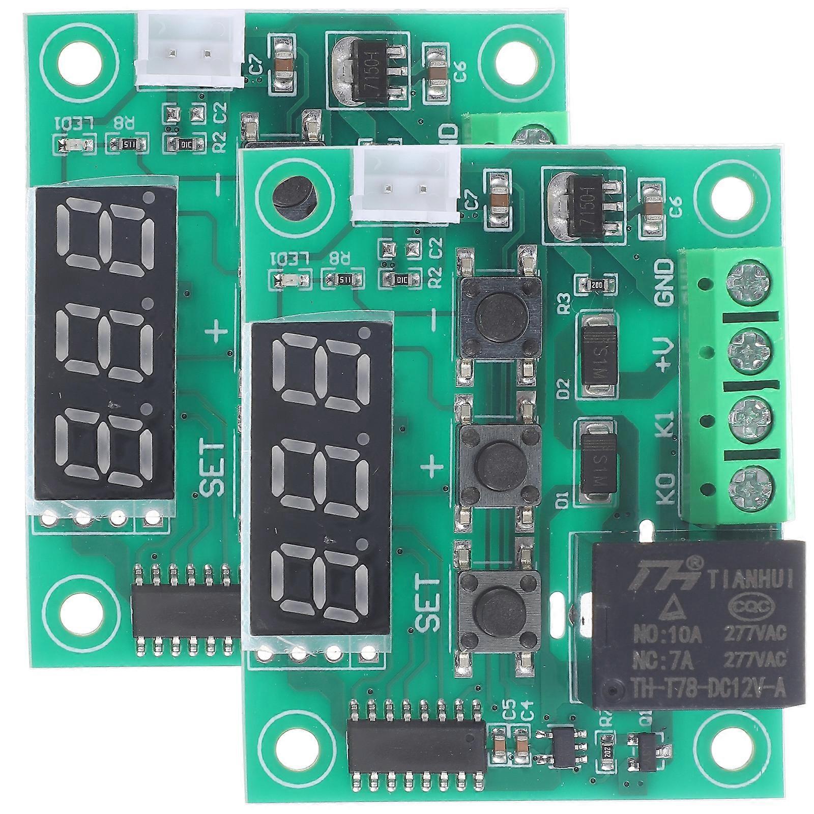 2pcs Electronic Thermostat Controller Micro Digital Temperature Control Board