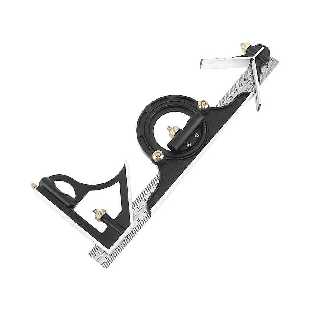 3 Pcs Square Protractor Stainless Steel Protractor Tri Square Set Square Ruler