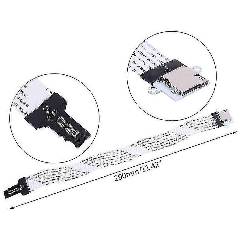 Tf Micro Sd Male To Tf Micro Sd Female (tf To Tf)flexible Memory Card Extension Cable Extender Adapter Reader Reader Cord Linker
