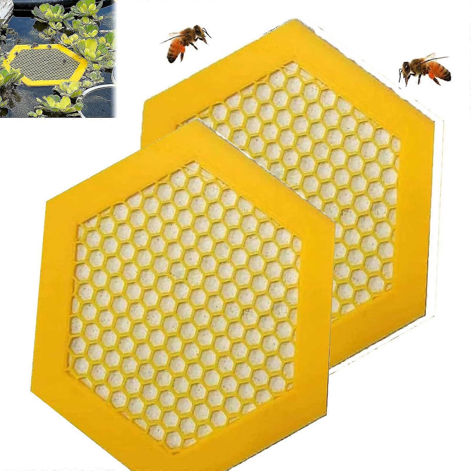 3d Printed Floating Bee Island Waterer,bee Watering Cups For Garden Thirsty Pollinators,bee Drinking Cups (purple, 1 Pcs)