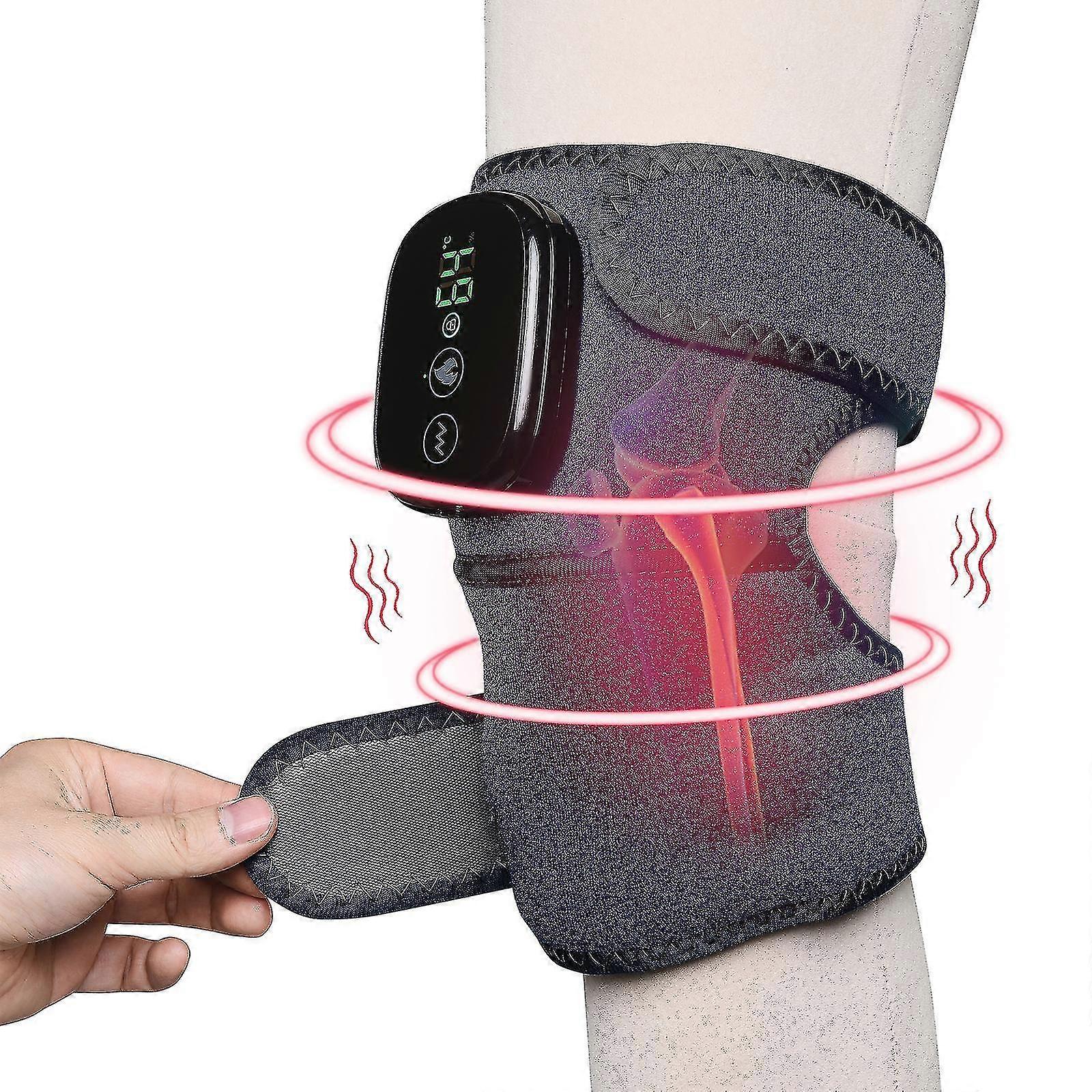 Massager Knee Pads Vibration Temperature Control Wireless Heating Physiotherapy Device