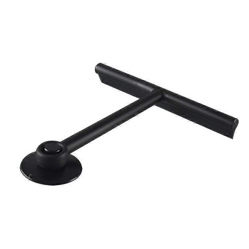 1pcs Shower Squeegee Bathroom Wiper With Suction Cup(black)