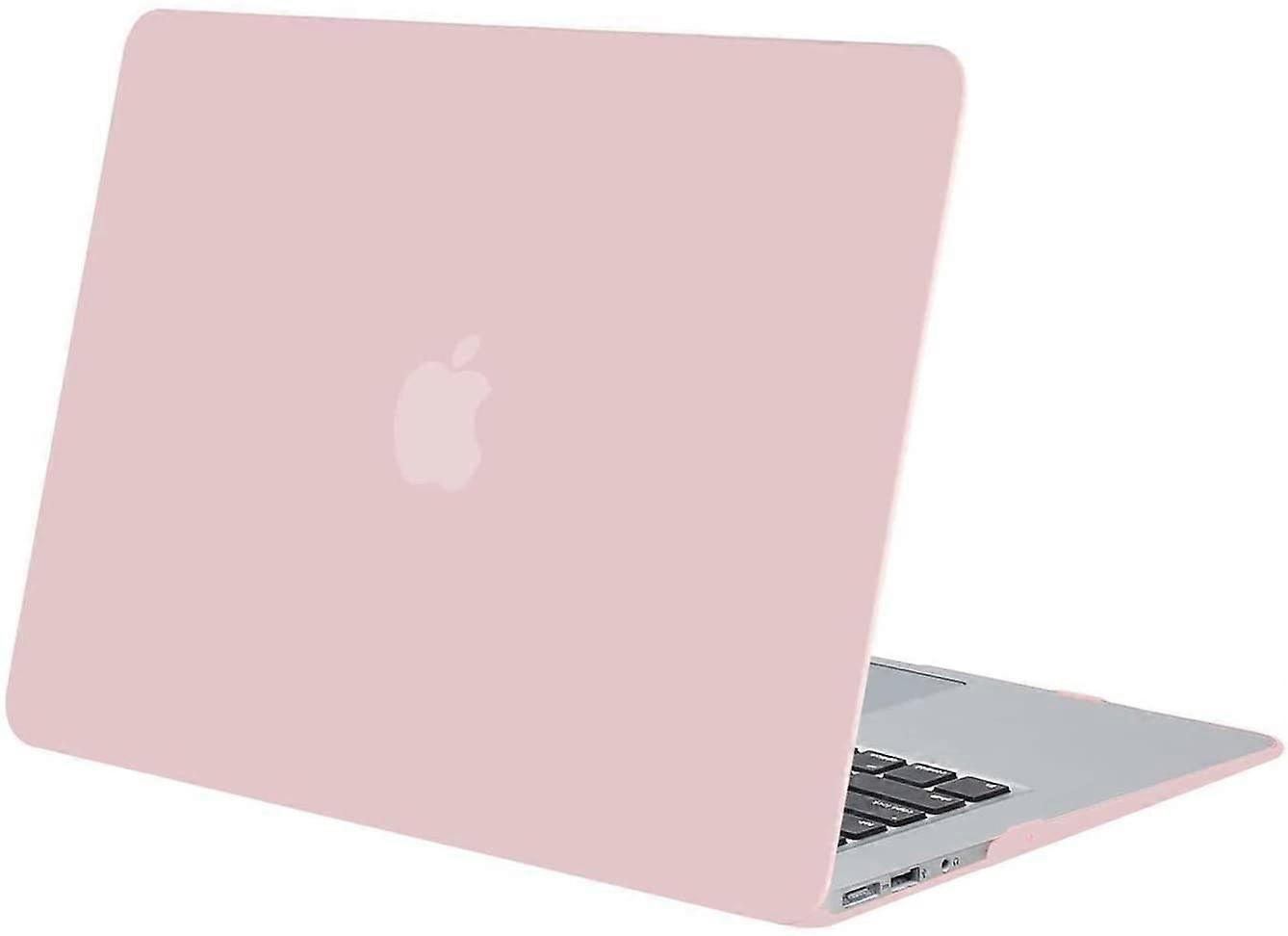 Quartzo rosa Compatível com MacBook Air 13 polegadas Case (Modelos: A1466/A1369, Versão Mais Antiga 2010-2017 Release), Capa Protetora de Plástico Rígido