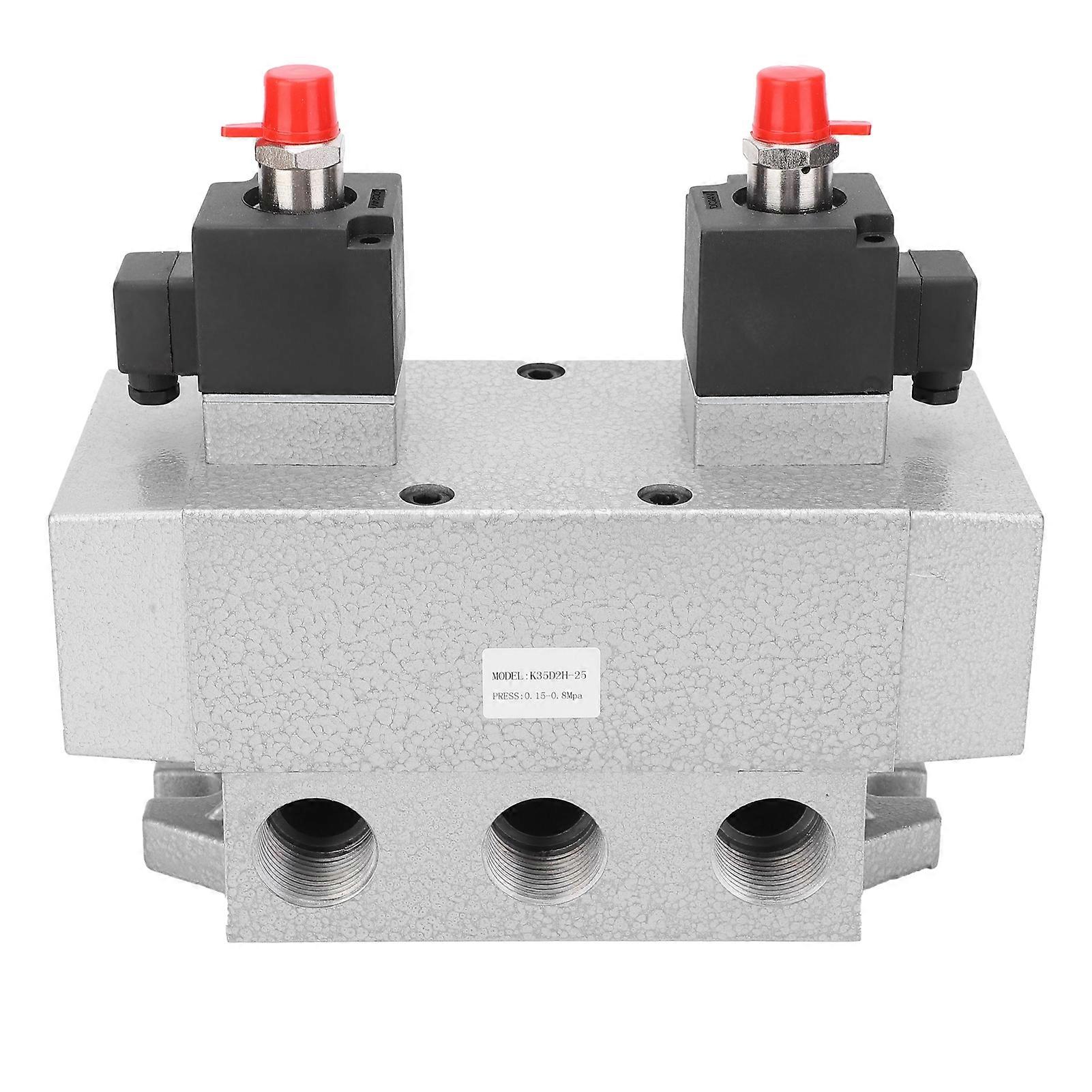 Solenoid Valve 3‑Position 5‑Way Double Electric Control Sliding Column Structure G3/4in K35D2H-20