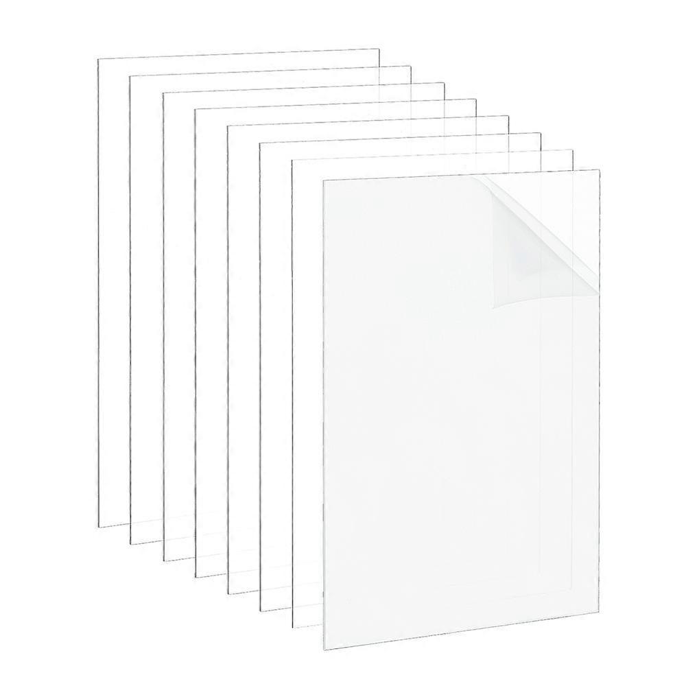 Transparent Acrylic for Picture Frame Rectangle Clear 15.2x10.2x0.1cm