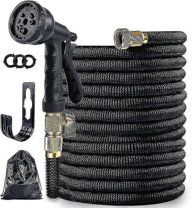 Flexible Garden Hose Flexible Hose, Multifunction Nozzle, Fabric