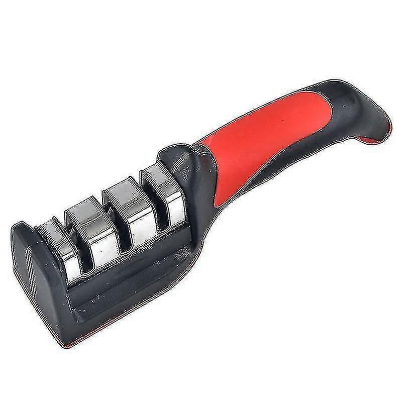 Knife Sharpener 3 Stage Knife Sharpening Tool For Dull Steel, Paring, Chefs And Pocket Knives To Repair, Restore And Polish Blades