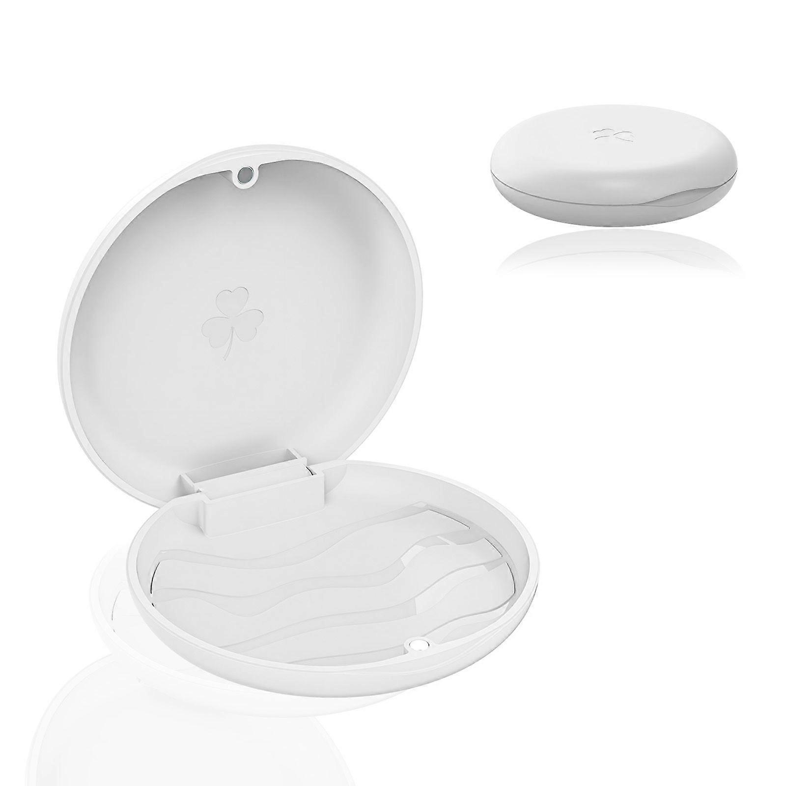 1 piece orthodontic appliance storage box - white