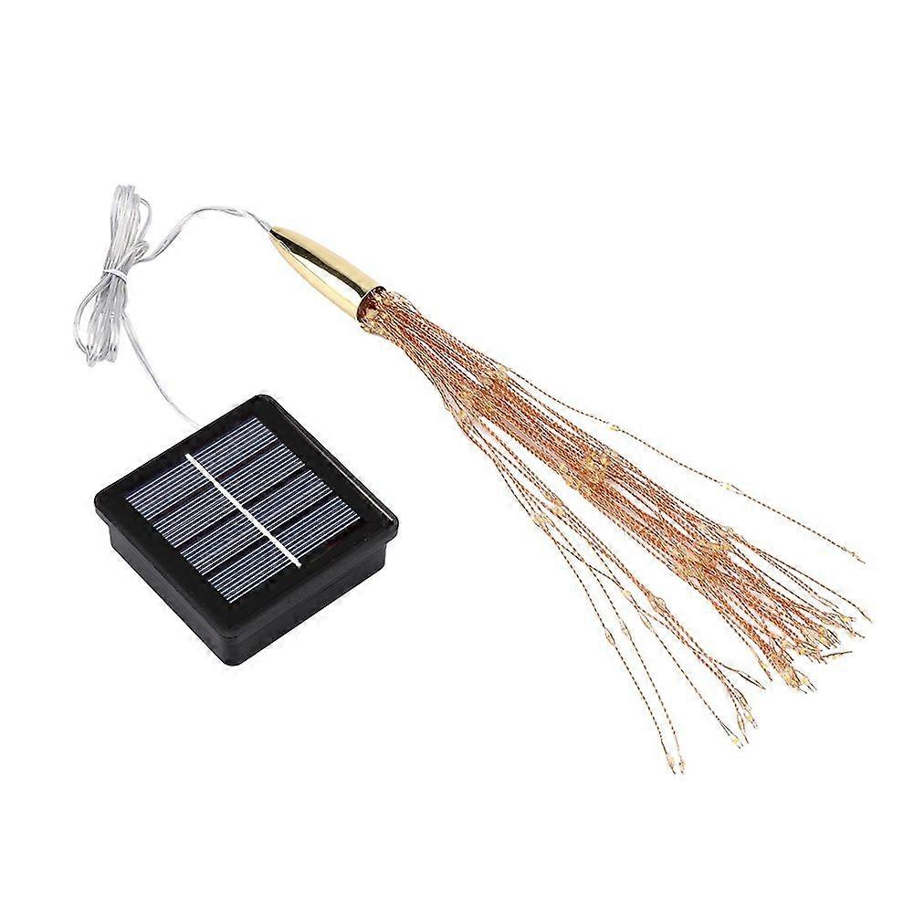 Solar Powered Waterproof LED Explosion Firework Flashing Lamp LED String Light