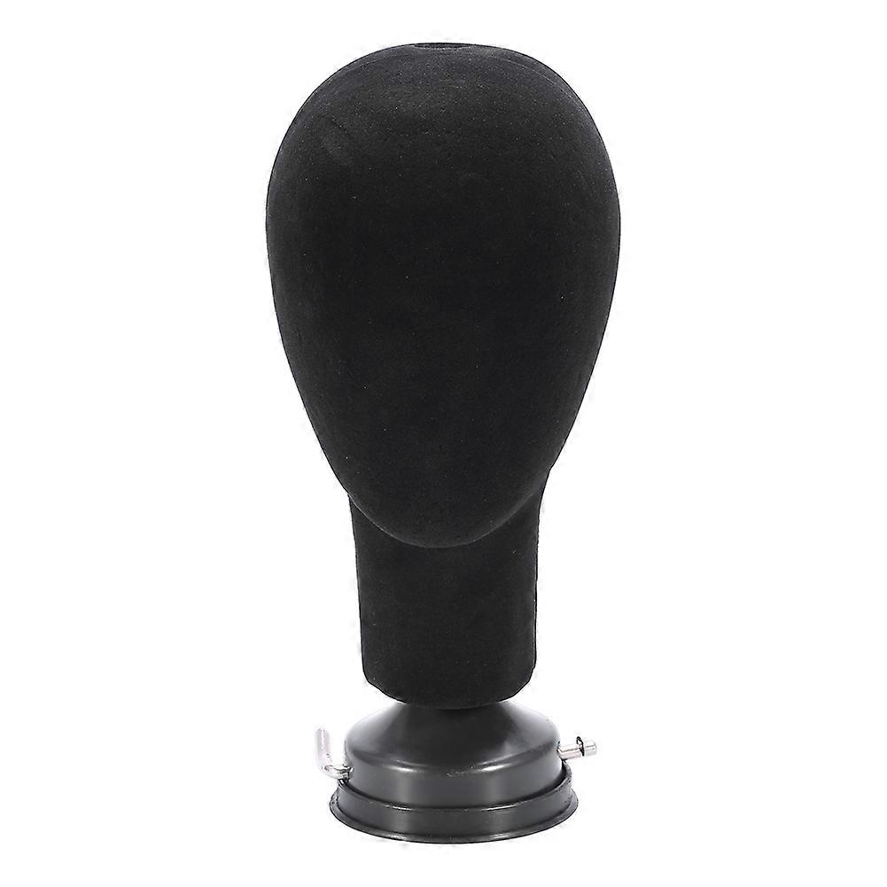 1PC Portable Foam Wig Styling Hat Headwear Displaying Mannequin Model Head With Mount Base