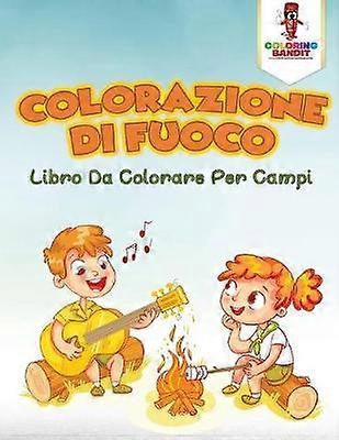 Colorazione Di Fuoco Libro Da Colorare Per Campi