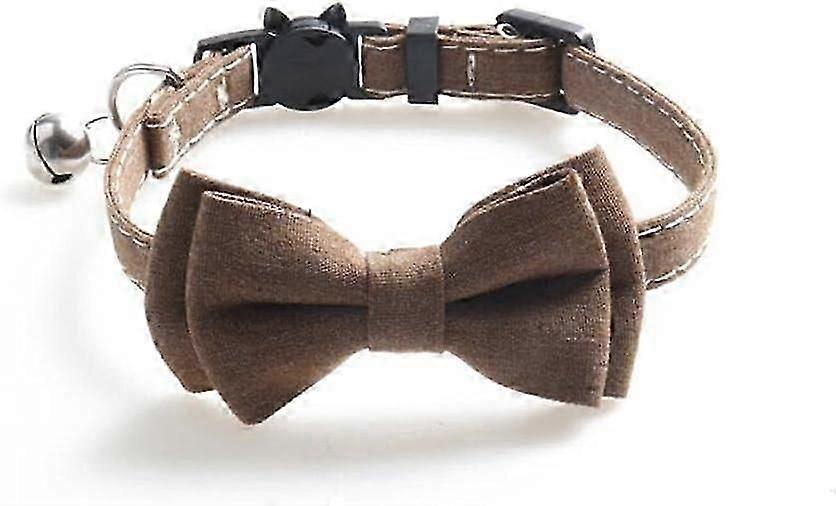 5pc Cat Collar with Bell and Adjustable Quick Release Safety Bow Tie for Pets Kitten