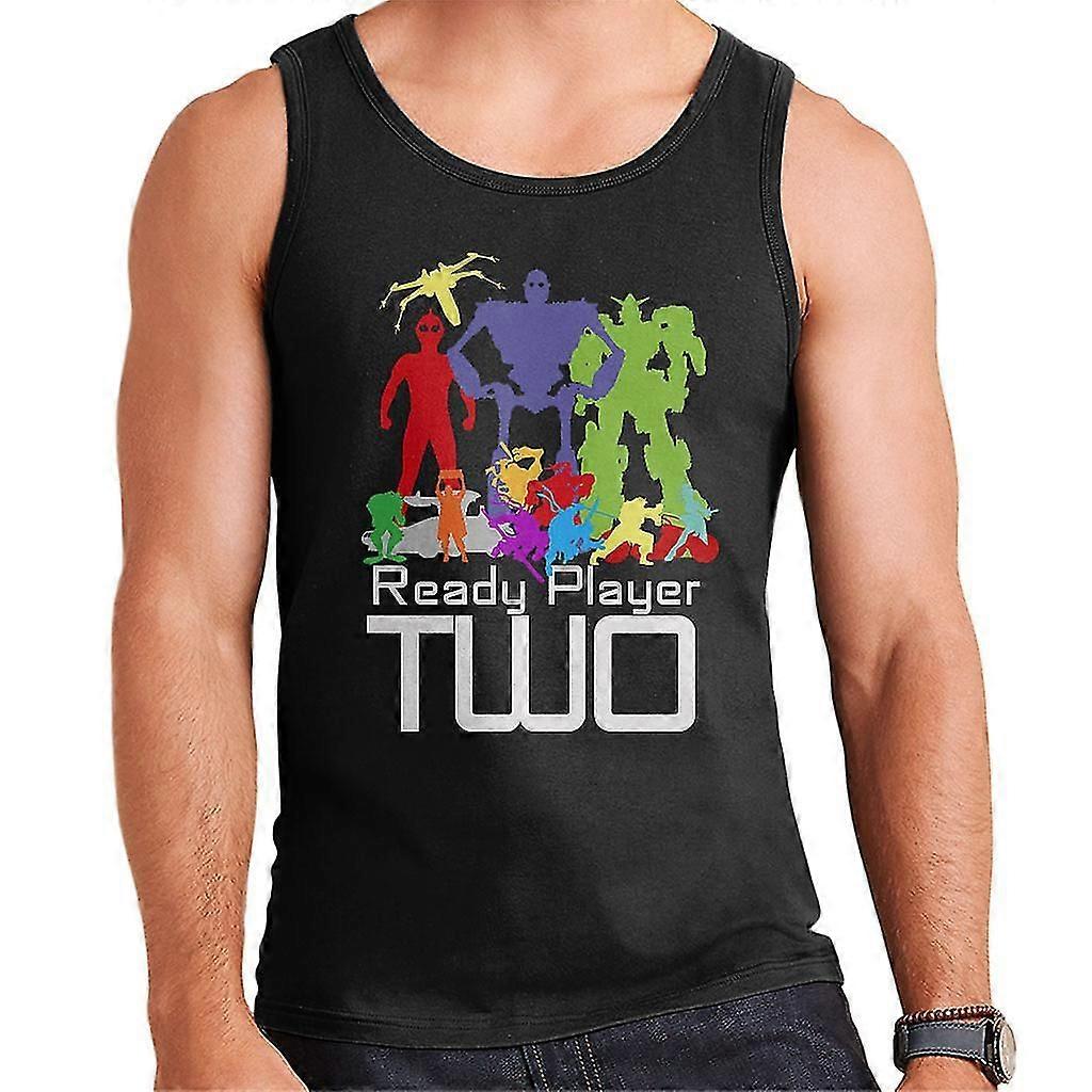 Ready Player One Player Two Silhouettes Chaleco para hombre