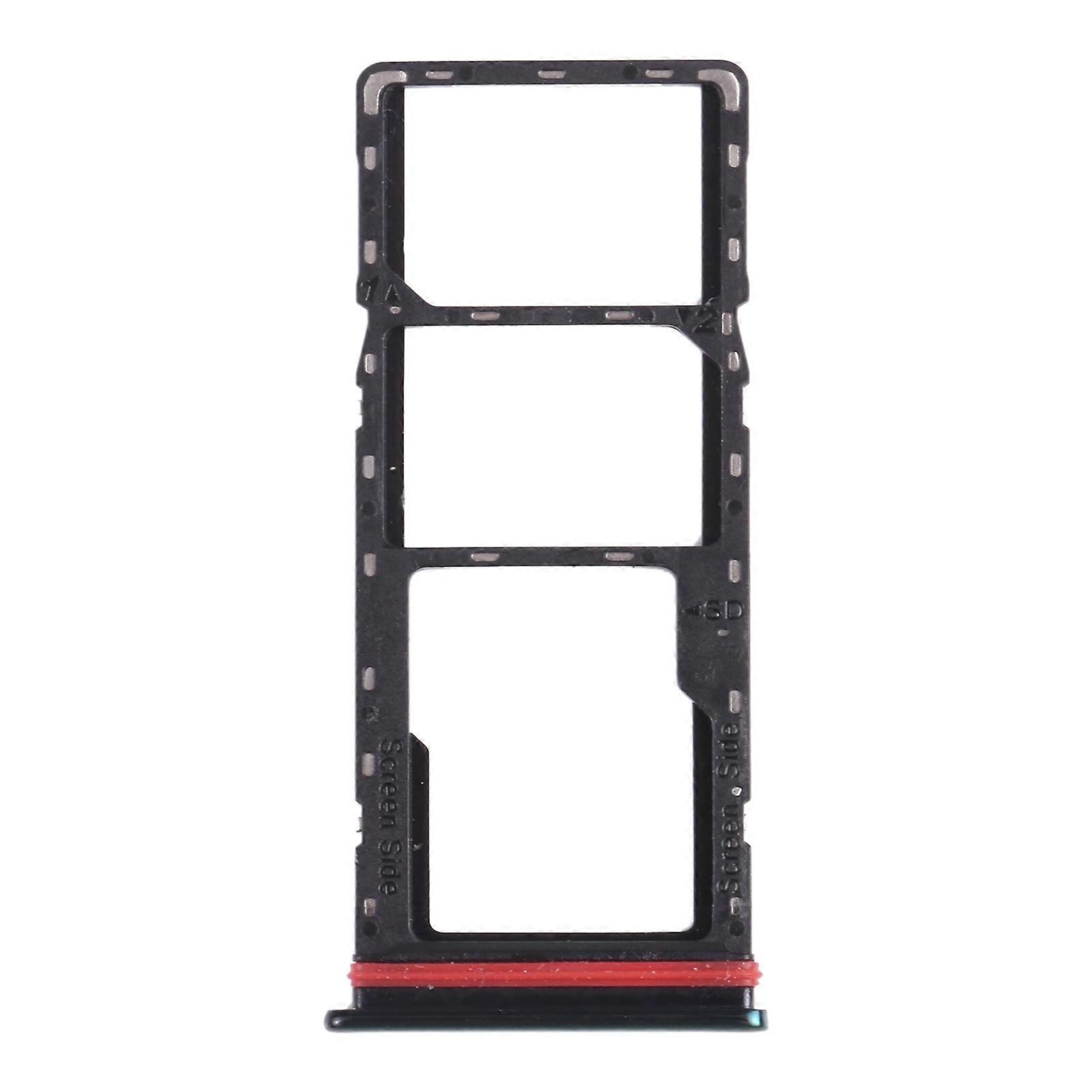 Für Infinix Hot 9 X655C X655 X655D SIM-Kartenfach + SIM-Kartenfach + Micro-SD-Kartenfach