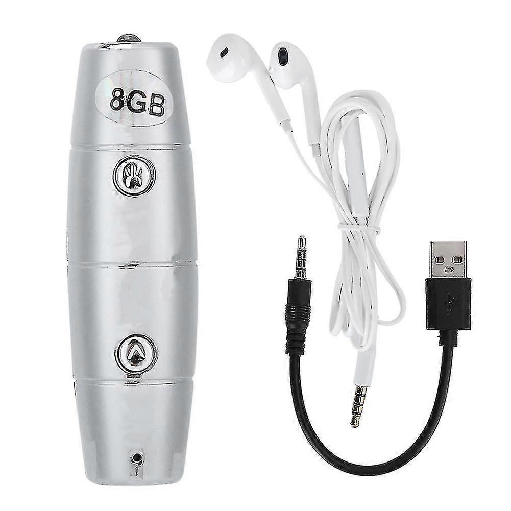 D8 8gb Mini Flashlight Recording Pen Long Distance Voice Control Recorder High Definition