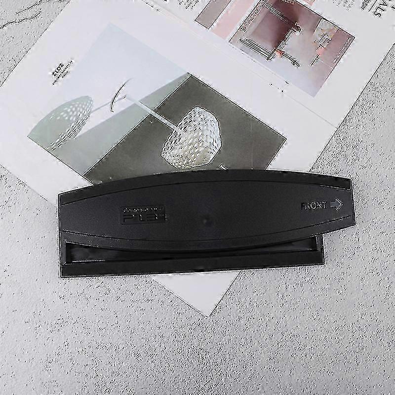 Vertical Stand Bracket Base For Playstation 3 Ps3 Slim Console Black J3g2