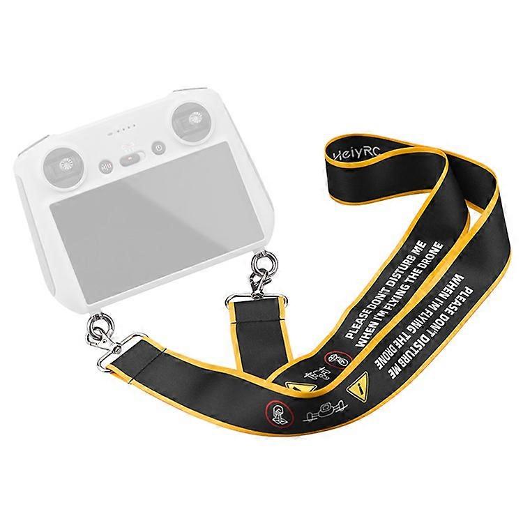 HEIYRC ZZCP9253 Widened Lanyard Compatible For DJI Mini 3 Pro RC Remote Control, No Disturbing Warning Neck Strap Belt