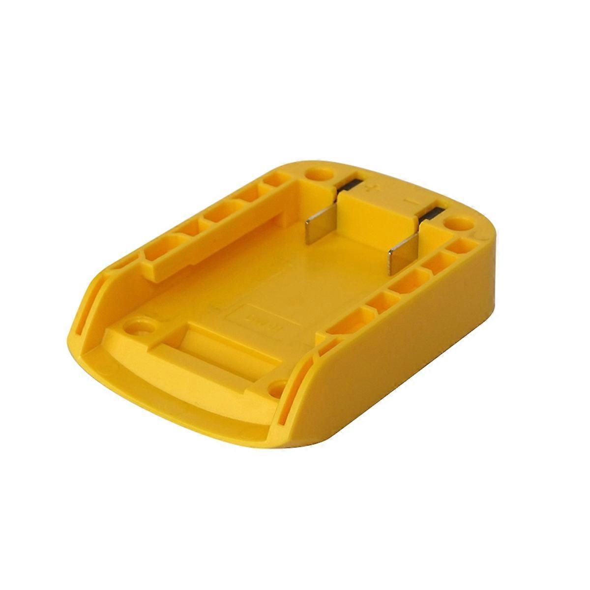 Battery Connector for 18V Lithium Battery DIY Adapter Converter Portable Charging Shell Yellow