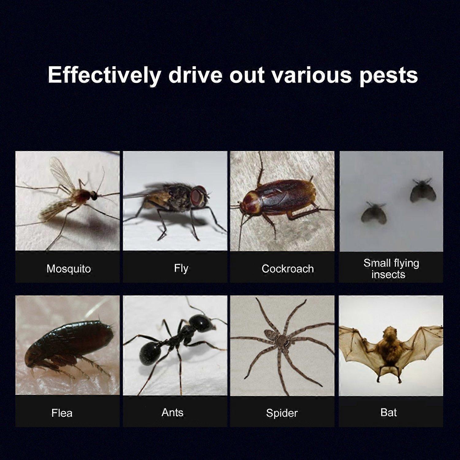 Ultrasonic Mosquito Repellent Mouse Rat Repeller Pests Insects Repelling Device Plug in Indoor Pest 