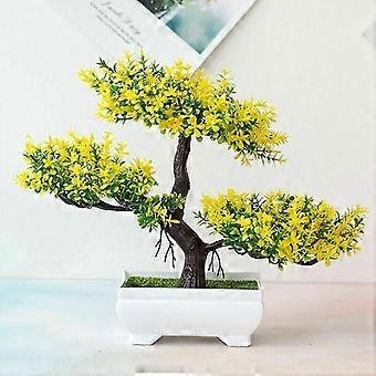Bonsai Simulering Kunstig Pot Plant Hjemmekontor Fake Pine Tree Dekor Holdbar