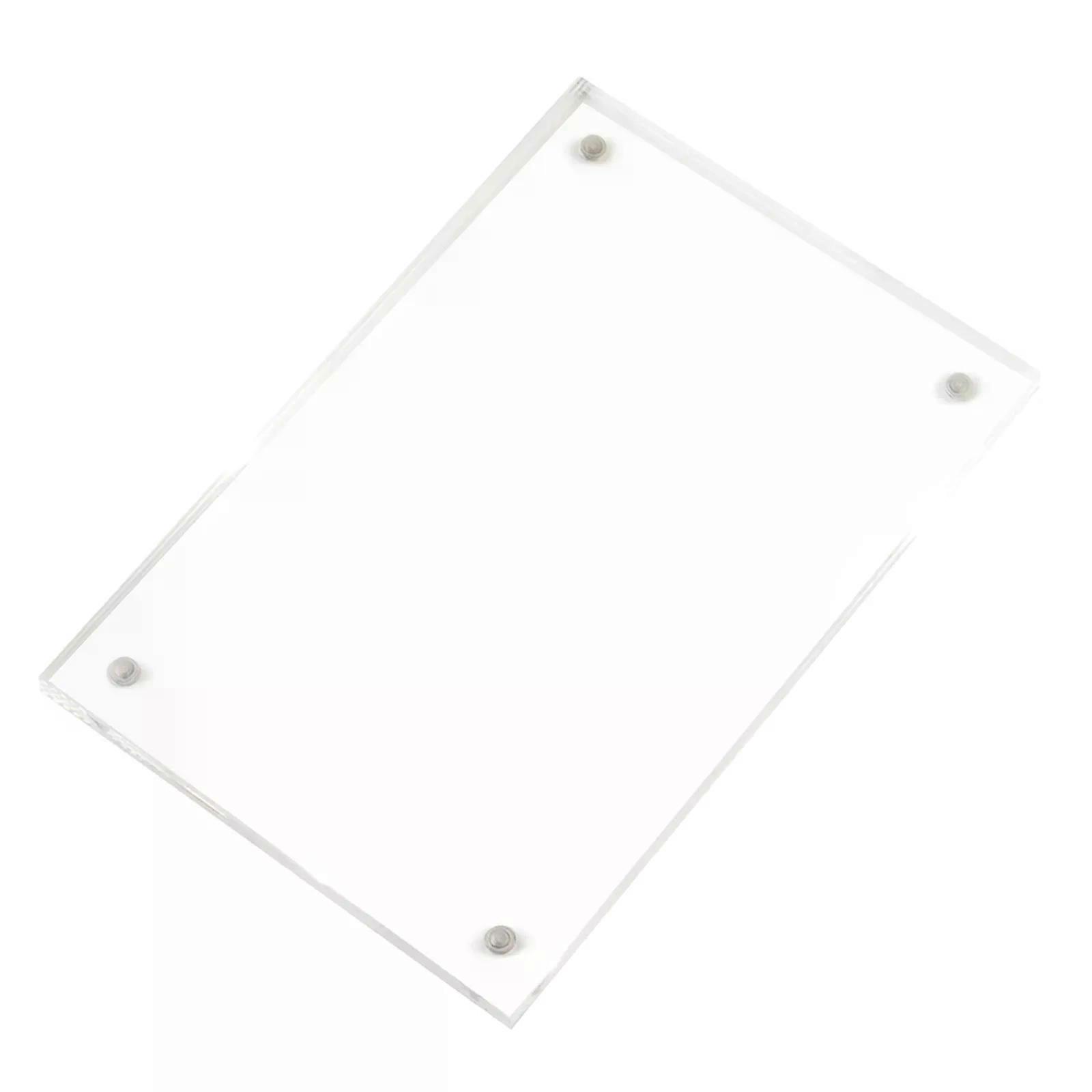 Transparent Acrylic Photo Frame Magnetic Poster Display Stand Easy To Install And Reliable To Use And Reliable To Use