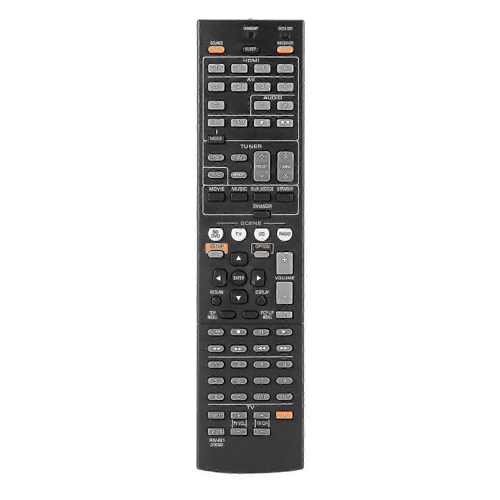 Remote Control for RX-V375 RX-V467 RX-V565 RX-V567 RX-V571 RX-V665 RX-V765 -3066 -4065 -3066BL RX-V