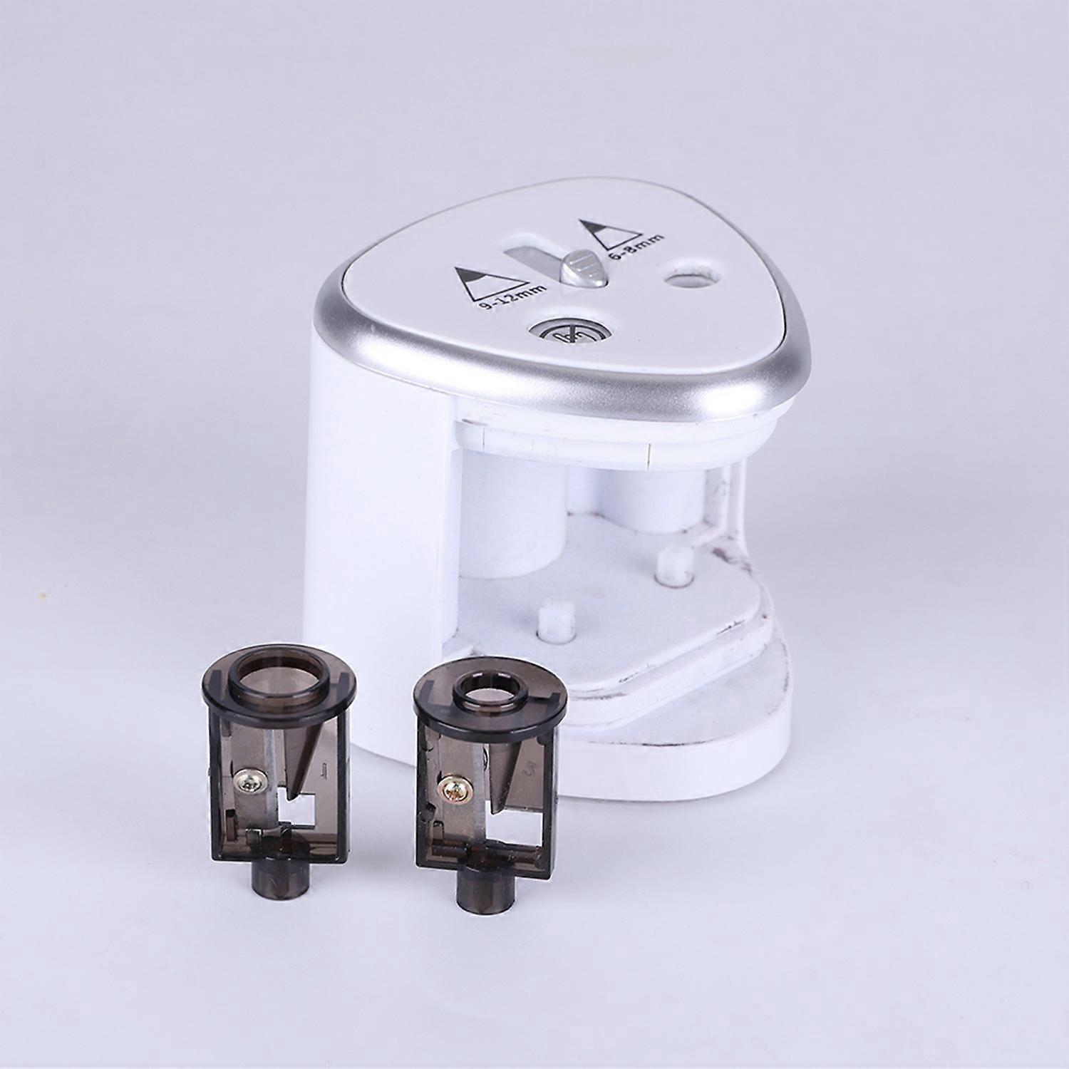 Multi-functional Automatic Electric Pencil Sharpener Battery Operated with 2 Holes(6-8mm / 9-12mm) f