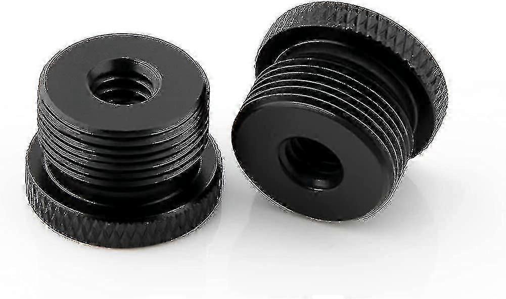 2pcs Mic Stand Adapter 1/4 hembra a 5/8 macho Tornillo Rosca Adaptador Trípode Tornillo