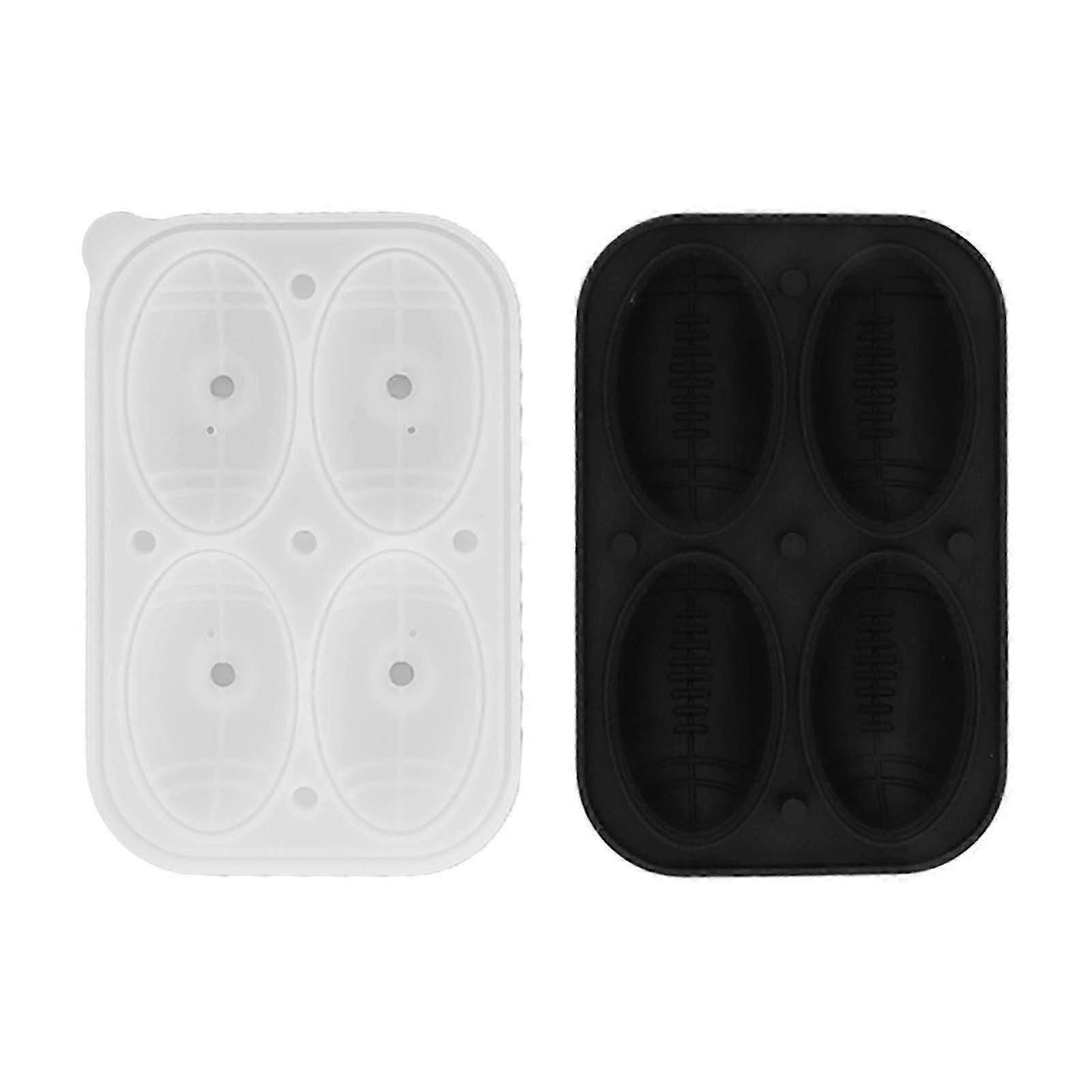 2025 Latest Model 2Pcs Silicone Ice Cube Molds Fun Shapes Round Sphere Ball Mold
