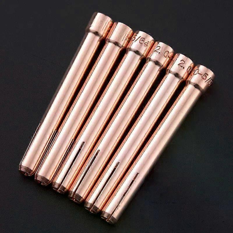 Shibingsheng 10PCS/lot Tig collet for WP 17 18 26 tig welding torch accessories SR 17 18 26 Tungsten Electrode Collet Tig Torch Consumables
