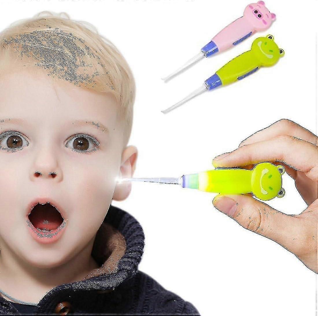Ear Wax Removal Tool For Kids With Led Light, Remove Ear Wax With Led Light For Easy Access 2pack