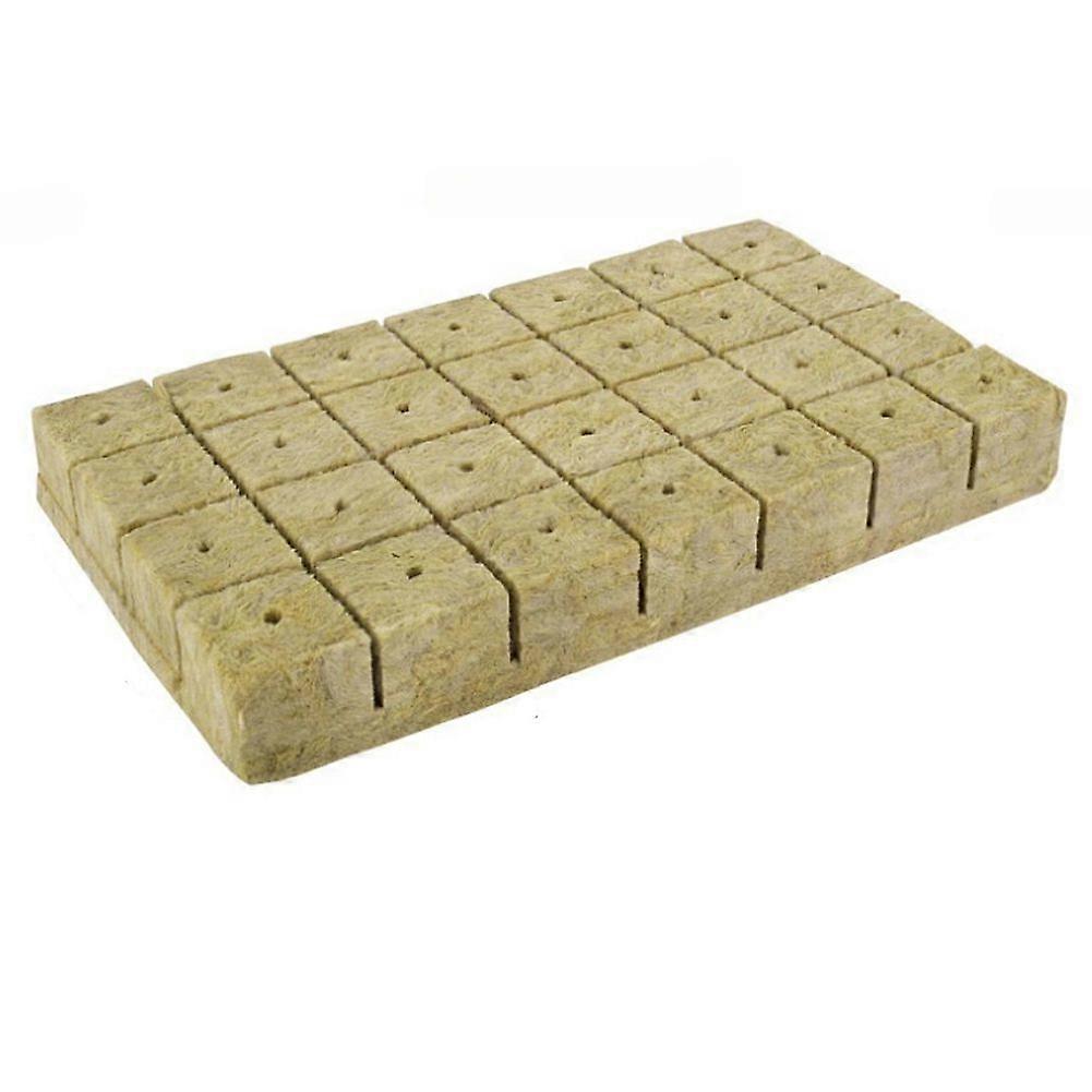Hydroponic Planting Medium Block Plant Block Soilless Matrix Sowing Rock Wool Plug Tray Seedling Bl