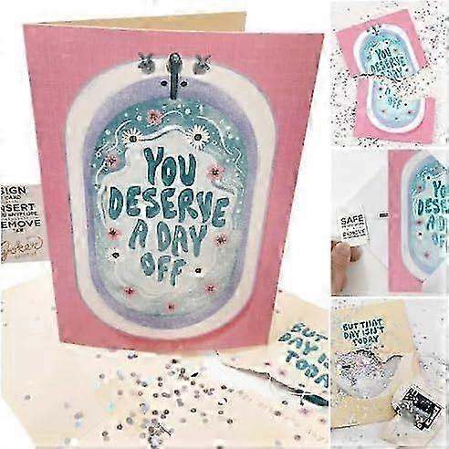 بطاقة مزحة معايدة جوكر ، أمي التي لا نهاية لها ، الأم ، بطاقة ماما لعيد الأم ، بطاقة غناء أمي بدون توقف مع بريق - مزحة مزدوجة - ضحكة مضمونة